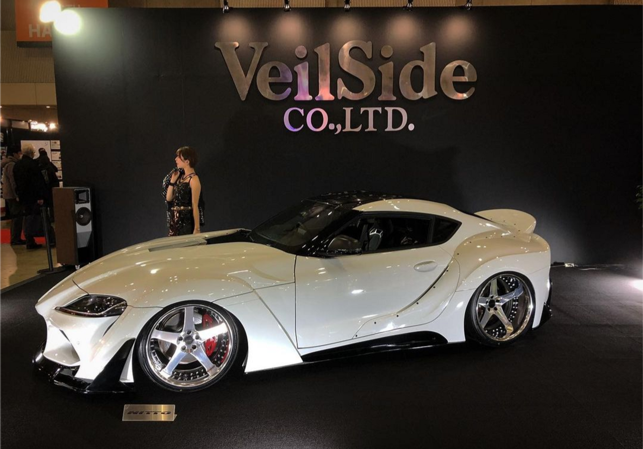 VeilSide ANDREW RACING FORGED Evolution V SUPRA A90 FORTUNE VFS90R 20" Wheels BLACK POLISH -  Wheels & Tires 4 Pieces Set